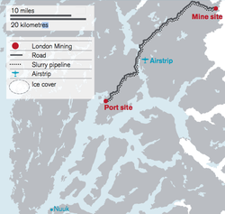 Greenland-Isua-iron-mine-map