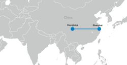 HVDC-China_xiangjiaba-shanghai-map