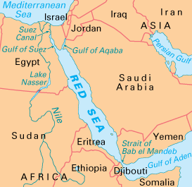 Bab El Mandeb Map 