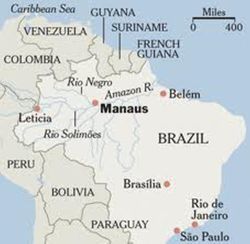 Brazil-Manaus-map