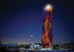 Socar-Tower-Baku-night